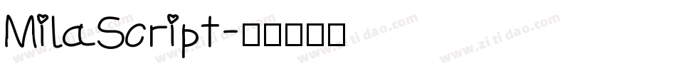 MilaScript字体转换