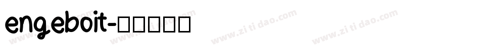 engeboit字体转换