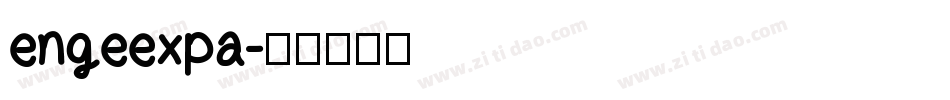 engeexpa字体转换