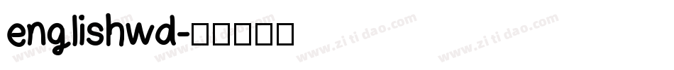 englishwd字体转换