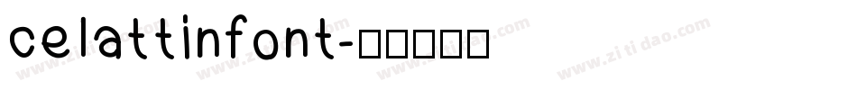 celattinfont字体转换