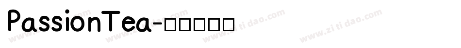 PassionTea字体转换