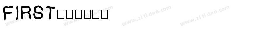 FIRST字体转换