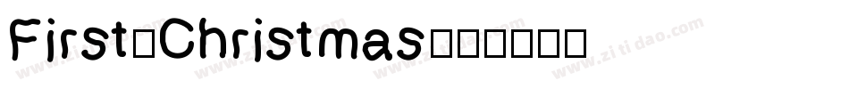 First-Christmas字体转换
