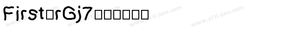 First-rGj7字体转换