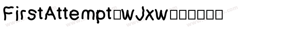 FirstAttempt-wJxw字体转换