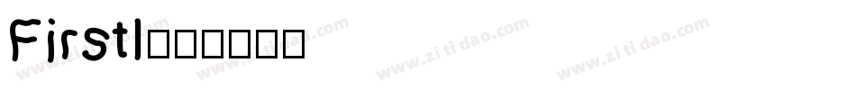 Firstl字体转换