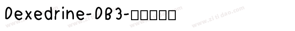 Dexedrine-DB3字体转换