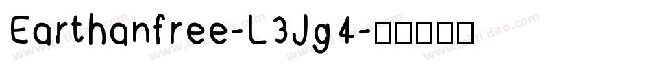 Earthanfree-L3Jg4字体转换