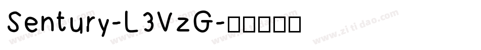 Sentury-L3VzG字体转换