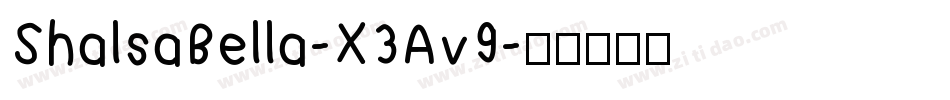 ShalsaBella-X3Av9字体转换