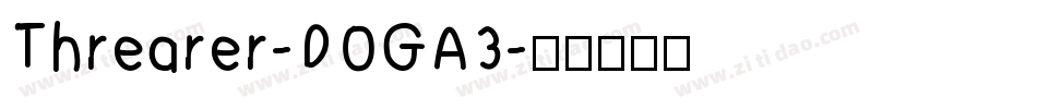 Threarer-DOGA3字体转换