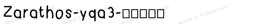 Zarathos-yqa3字体转换