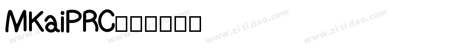 MKaiPRC字体转换