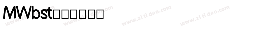 MWbst字体转换
