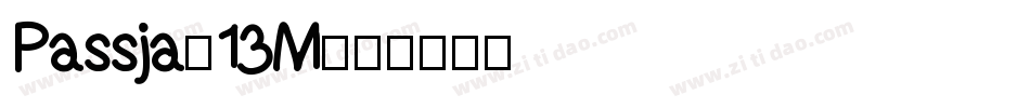 Passja-13M字体转换