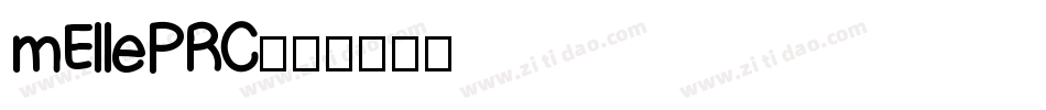 mEllePRC字体转换
