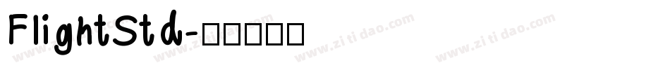 FlightStd字体转换