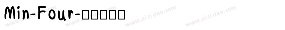 Min-Four字体转换
