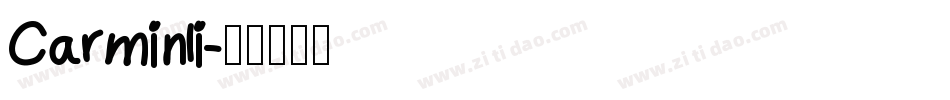 Carminli字体转换