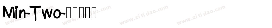 Min-Two字体转换