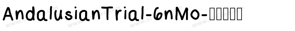 AndalusianTrial-6nMo字体转换