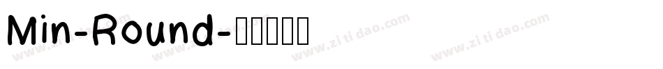 Min-Round字体转换