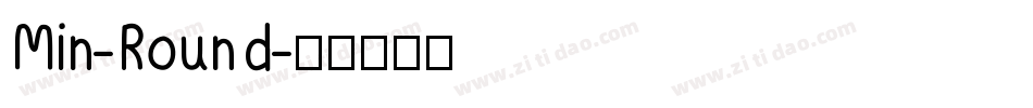 Min-Round字体转换