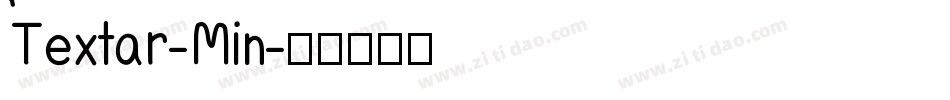 Textar-Min字体转换