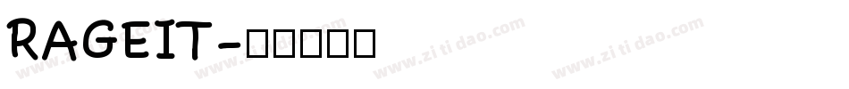 RAGEIT字体转换