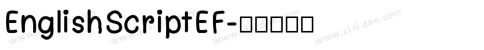 EnglishScriptEF字体转换
