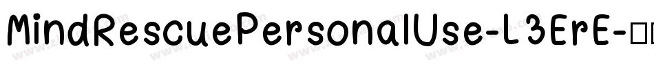 MindRescuePersonalUse-L3ErE字体转换