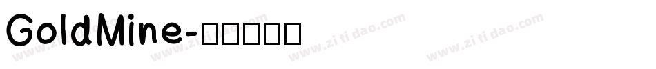 GoldMine字体转换