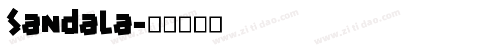 Sandala字体转换