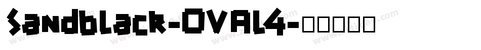 Sandblack-OVAl4字体转换