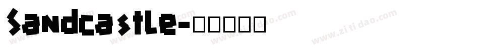 Sandcastle字体转换