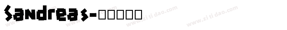 Sandreas字体转换