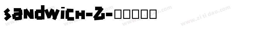 sandwich-2字体转换