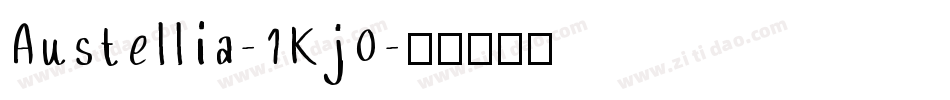Austellia-1Kj0字体转换