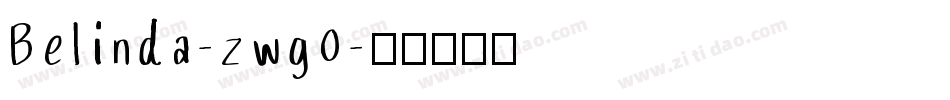 Belinda-zwg0字体转换