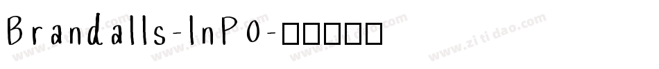 Brandalls-lnP0字体转换