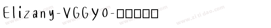 Elizany-VGGY0字体转换