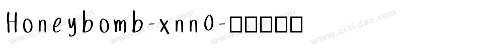 Honeybomb-xnn0字体转换