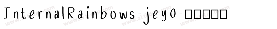 InternalRainbows-jey0字体转换