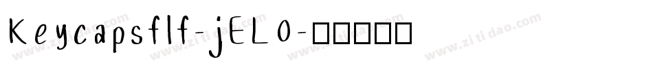 Keycapsflf-jEL0字体转换