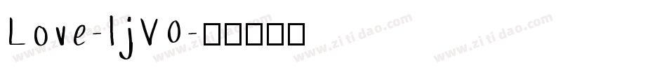 Love-ljV0字体转换