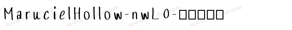 MarucielHollow-nwL0字体转换