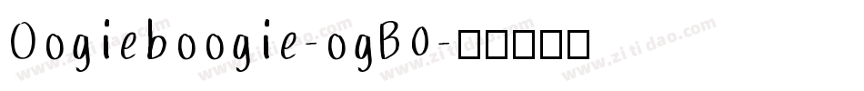 Oogieboogie-ogB0字体转换