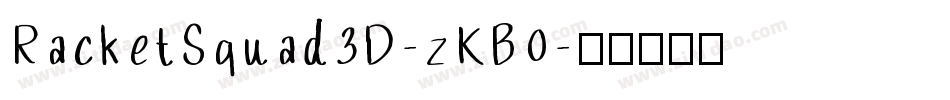 RacketSquad3D-zKB0字体转换