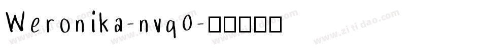 Weronika-nvq0字体转换